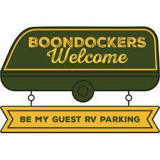 boondockers welcome free rv camping logo
